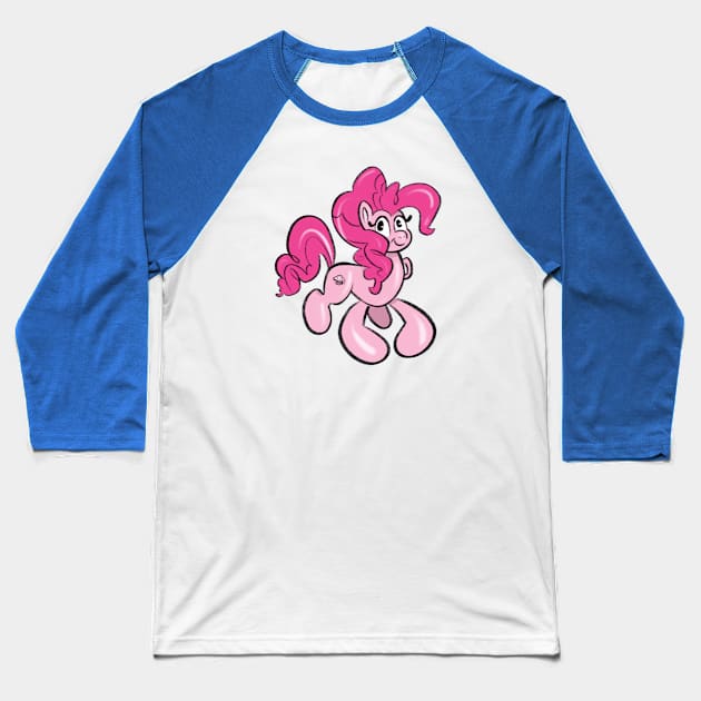 Squeaky Pinky Baseball T-Shirt by AmyNewBlue